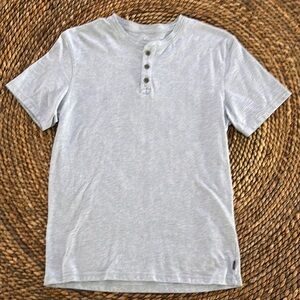 Lucky Brand Light Heather Blue Short Sleeve Tee